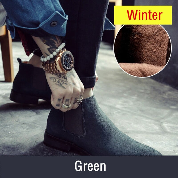Men's Suede Chelsea Boots - Brite