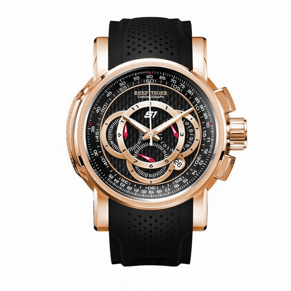2022 Reef Tiger/RT Designer Sport Rose Gold  Watches for Men - Brite