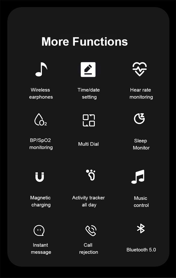 2 In 1 smart watch with earbuds - Brite