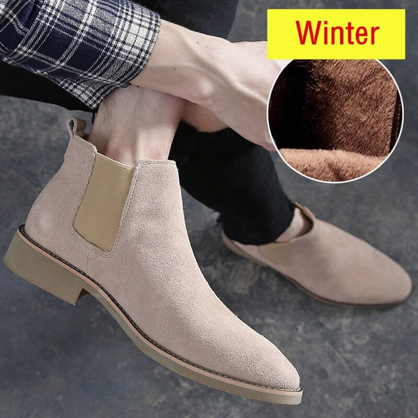 Men's Suede Chelsea Boots - Brite